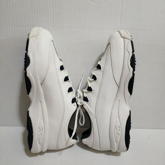 Vintage Y2K Reebok Mens Athletic Tour White/Smoke Golf Shoes Sneakers Size 9.5 - Picture 4 of 9